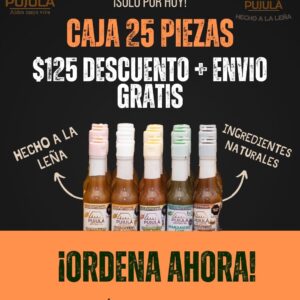 Promocion especial Salsas Habanero Pujula