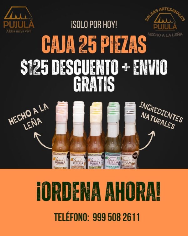 Promocion especial Salsas Habanero Pujula